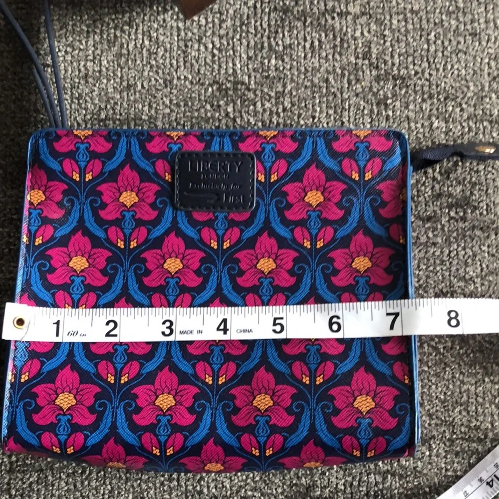 Liberty of London Floral Cosmetic Bag in Pink, Blue, Yellow